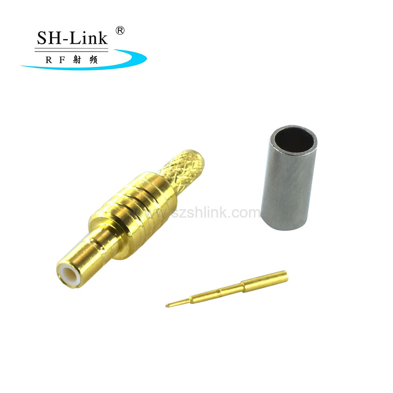 RF SSMB male small connector for RG174 cable